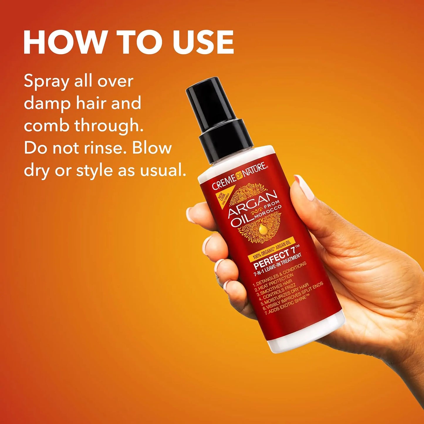 Creme of Nature Argan Oil Perfect 7 - in - 1 Leave - in Treatment 150ml - UREMBO Beauty