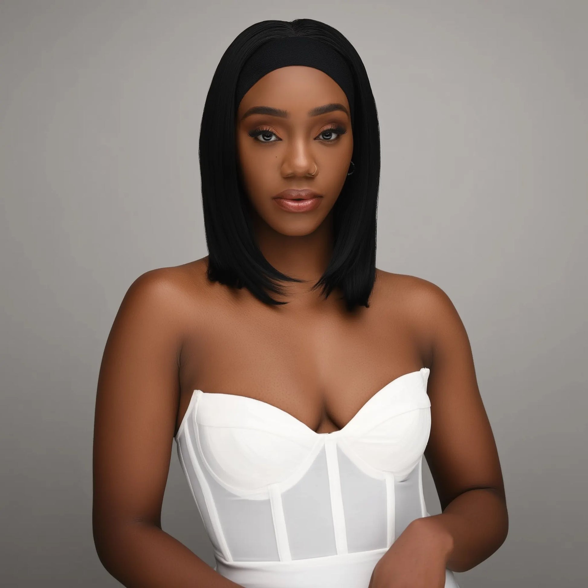 FEME 2 - in - 1 Halbperücke & Ponytail – Eva - UREMBO Beauty