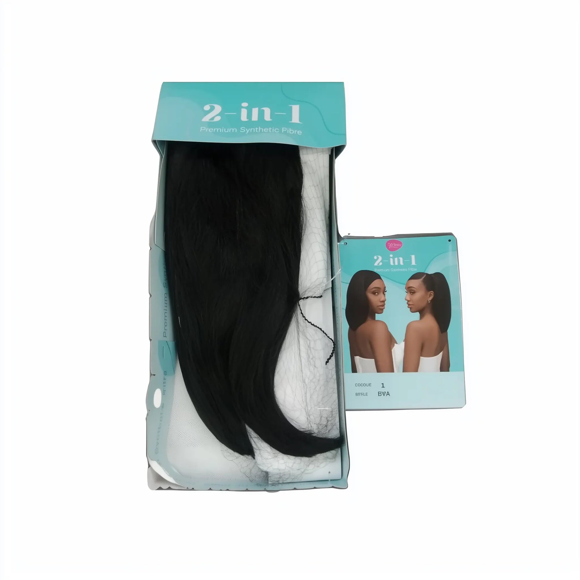 FEME 2 - in - 1 Halbperücke & Ponytail – Eva - UREMBO Beauty