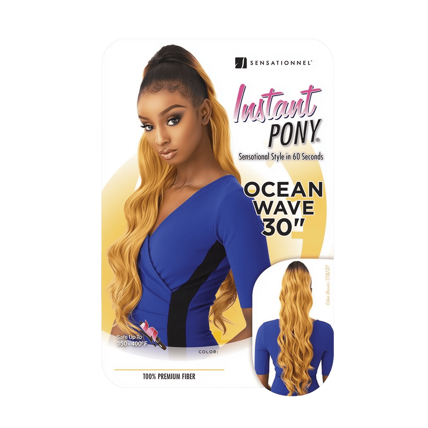 Sensationnel Instant Pony – Ocean Wave Drawstring Ponytail - UREMBO Beauty
