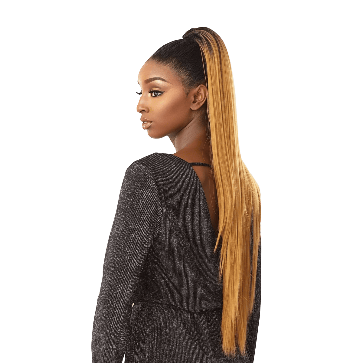 Sentinel Drawstring Ponytail Sensationnel Instant Pony – Simply Straight Drawstring Ponytail ...