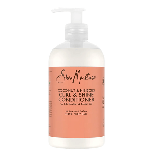 Shea Moisture Coconut & Hibiscus Curl & Shine Conditioner 384ml - UREMBO Beauty