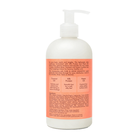 Shea Moisture Coconut & Hibiscus Curl & Shine Conditioner 384ml - UREMBO Beauty