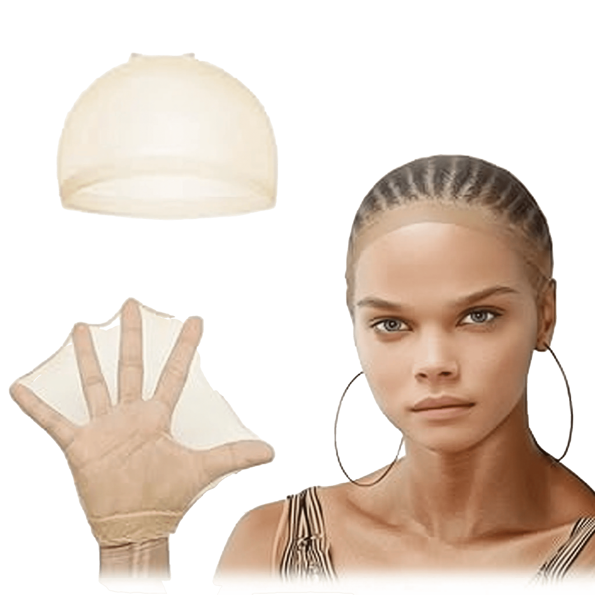 Stocking Wig Cap (2 Stück) – ultradünne Perückenkappe - UREMBO Beauty