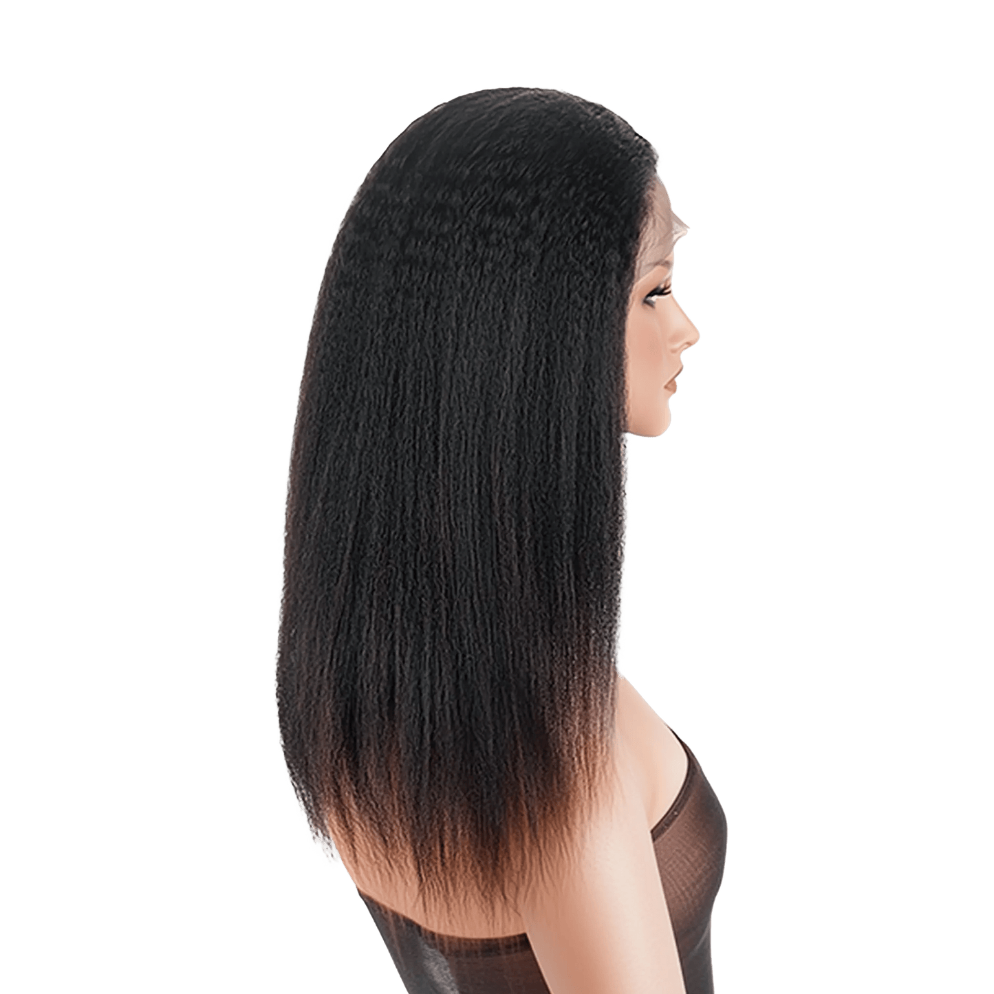 UREMBO Kinky Straight 13x4 Frontlace Wig – Echthaarperücke - UREMBO Beauty