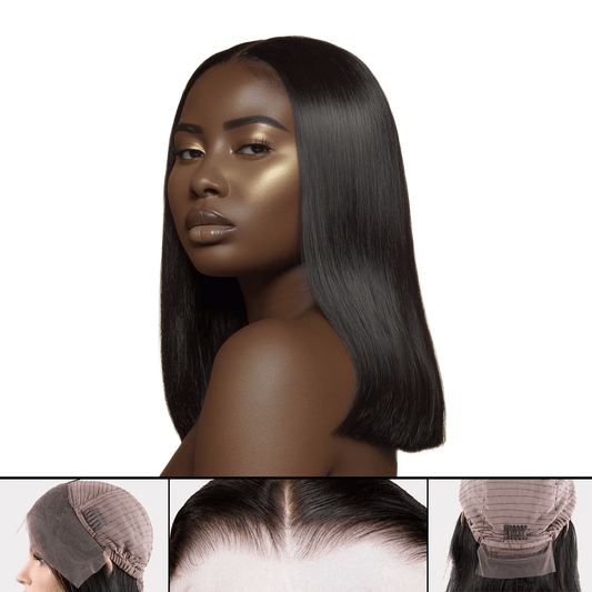 UREMBO Straight BOB 13x4 Frontlace Wig – Echthaarperücke - UREMBO Beauty