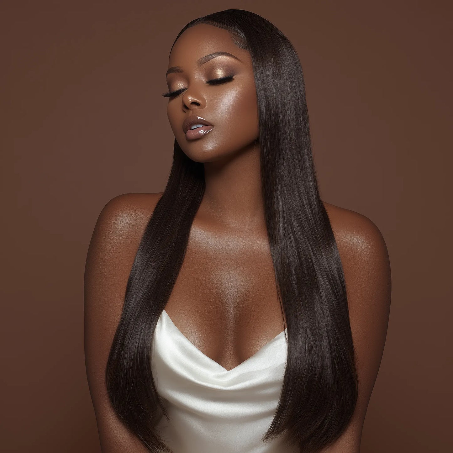 UREMBO Straight Weft Extensions – Echthaar Weave Tresse 100g - UREMBO Beauty